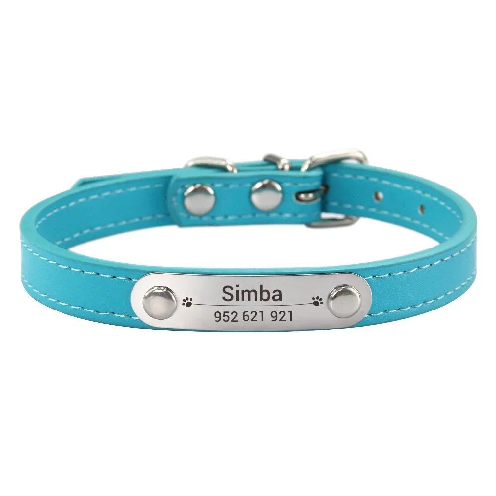 Collar de perro personalizado con nombre