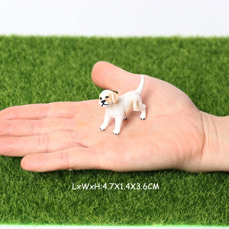 Figuritas realistas de perritos