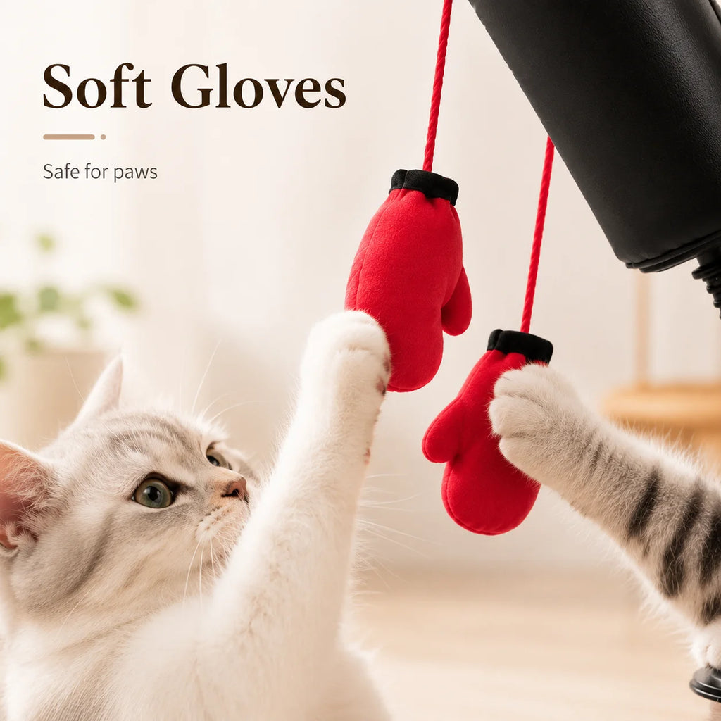 Juguete de boxeo para gatos
