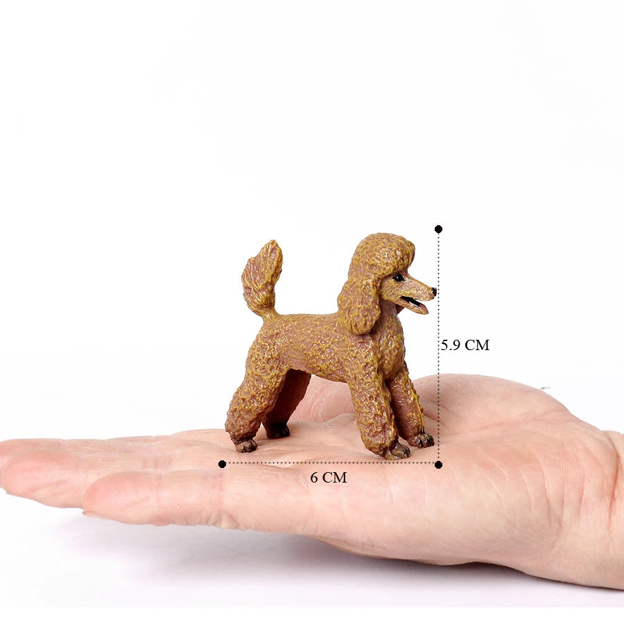 Figuritas realistas de perritos