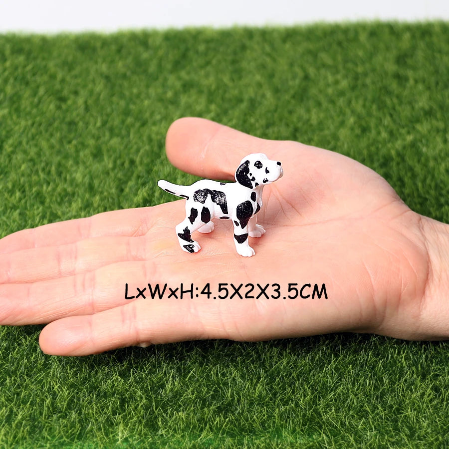Figuritas realistas de perritos