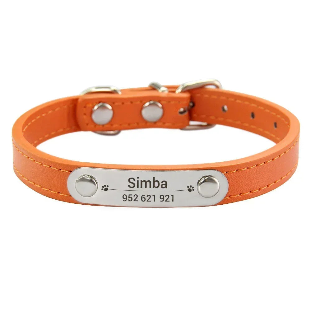 Collar de perro personalizado con nombre