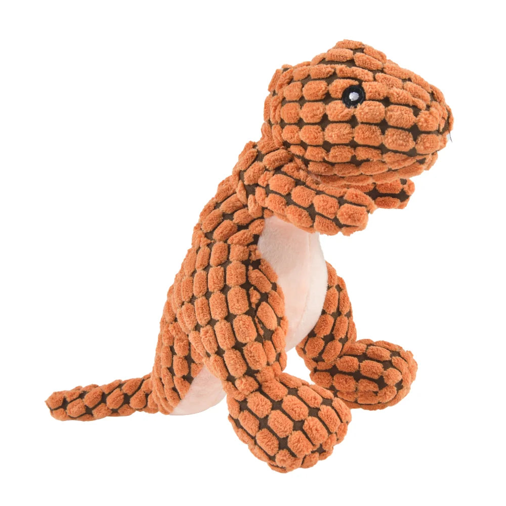 Dinosaurio de peluche para perros
