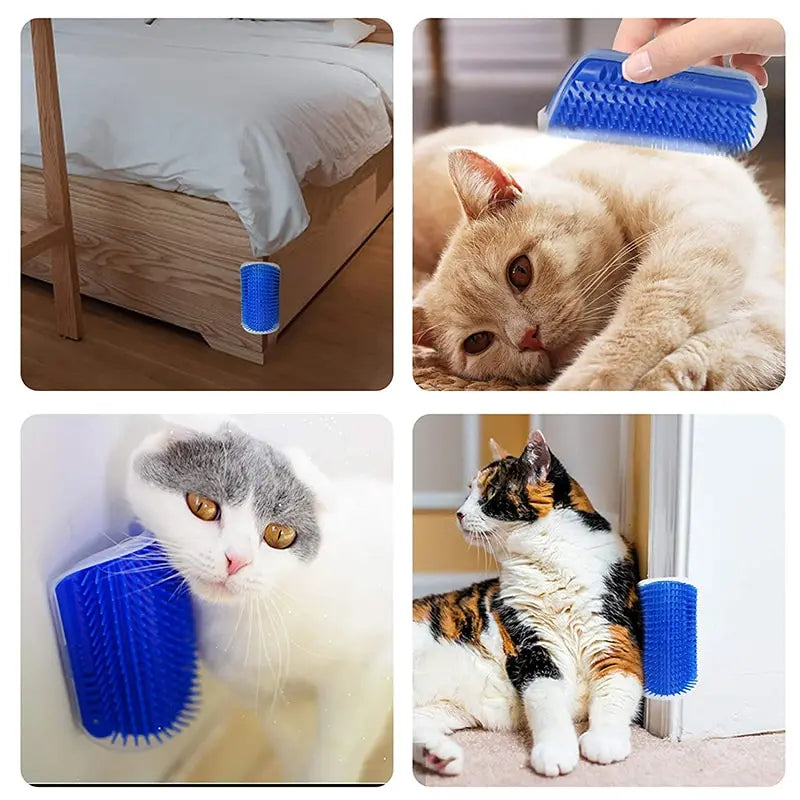 Cepillo de esquina masajeador para gatos