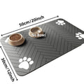 Alfombrilla absorbente para comedero