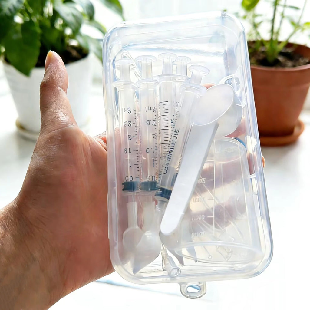 Kit de jeringas para alimentar pájaros a mano