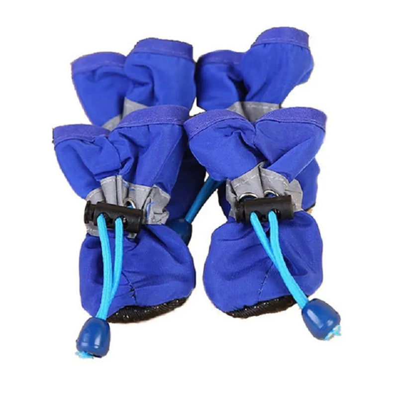 Botas impermeables antideslizantes para perros (4 uds)