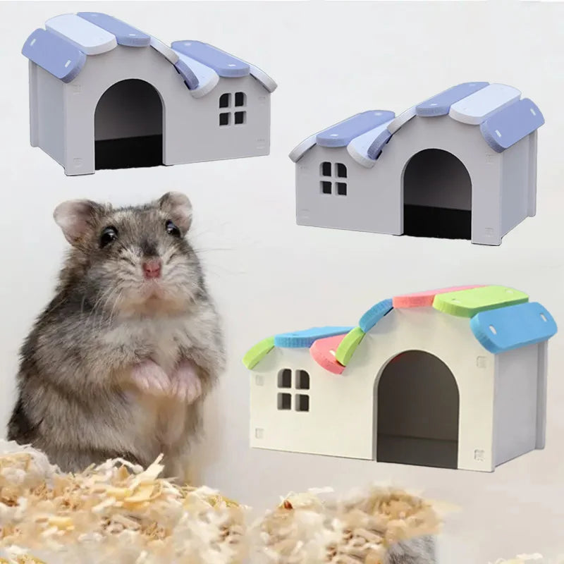 Casita arcoíris para hámster