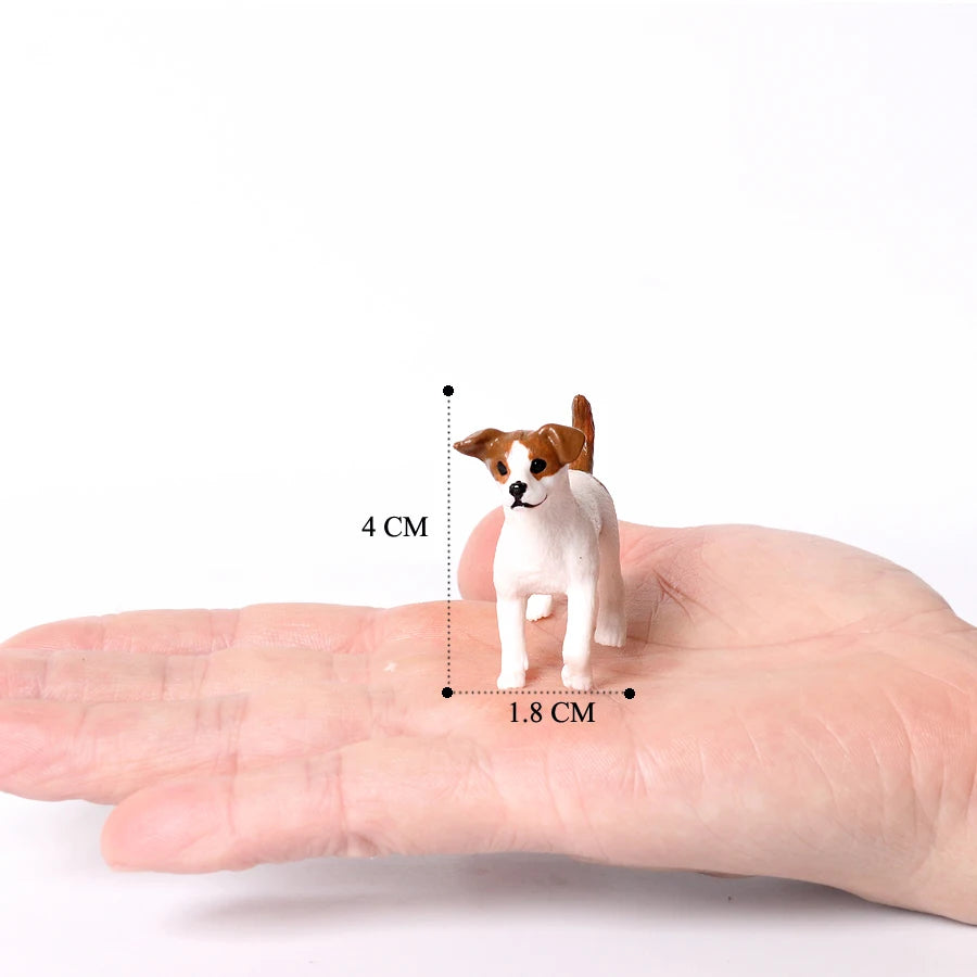 Figuritas realistas de perritos