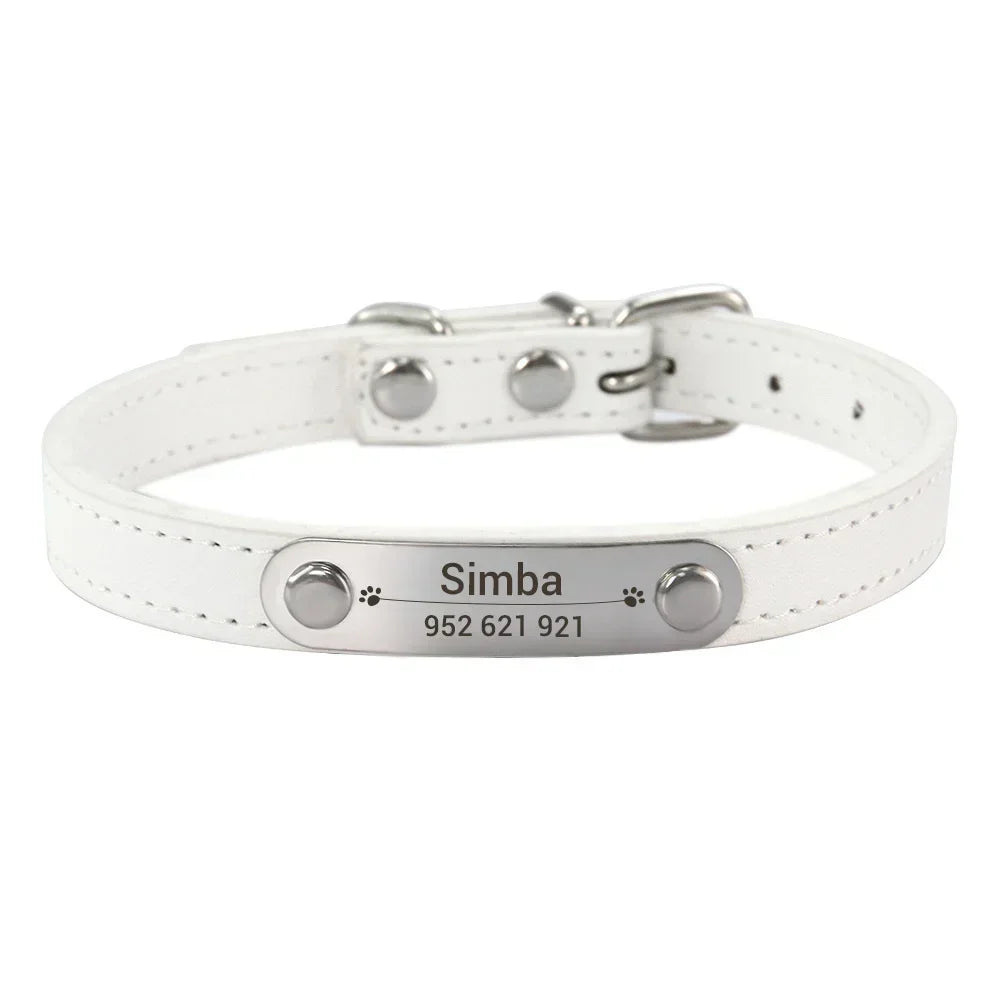 Collar de perro personalizado con nombre