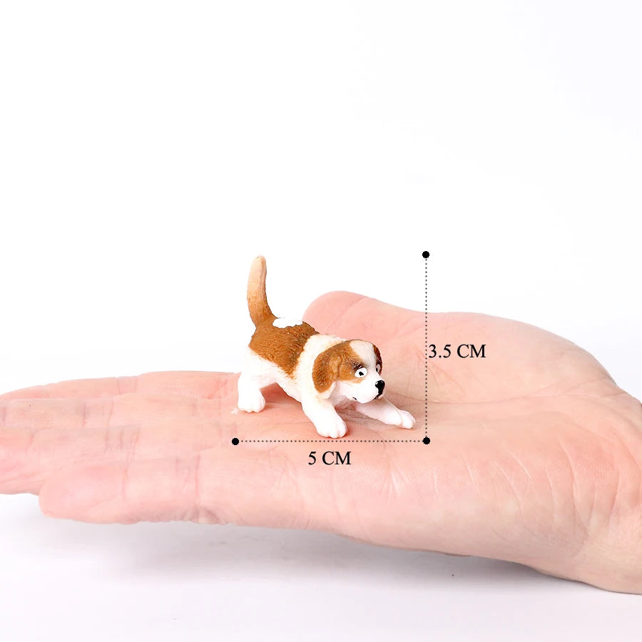 Figuritas realistas de perritos