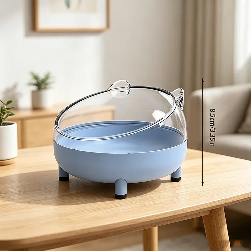 Bañera de arena transparente para hámster