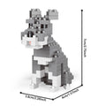 Figura de construcción de perro salchicha