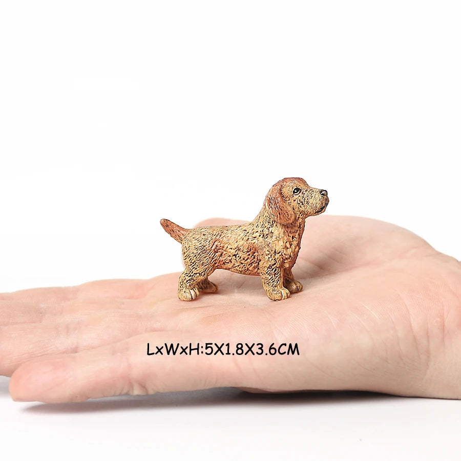 Figuritas realistas de perritos