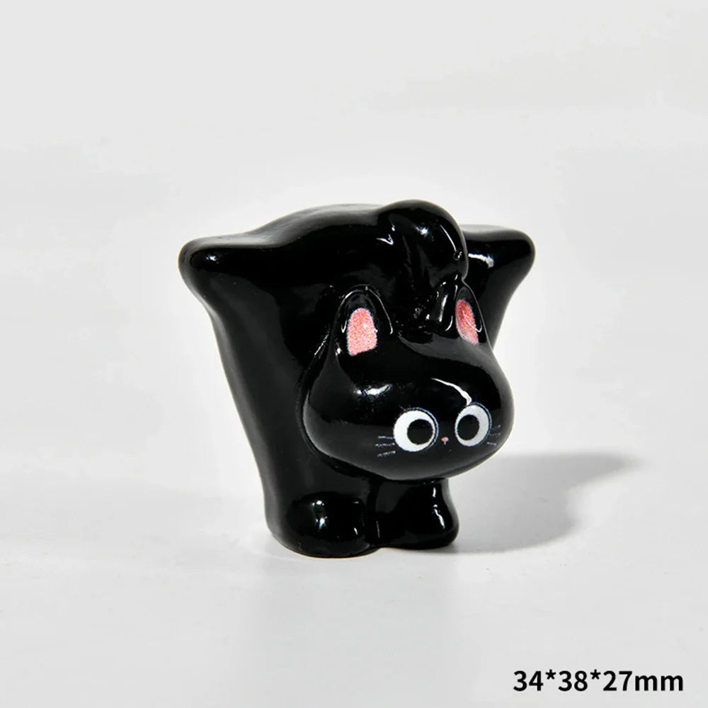 Figuritas de gatos de resina