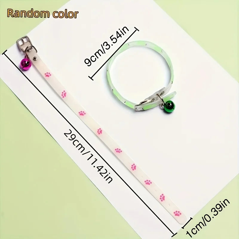 Collares luminosos con cascabel (2 uds)