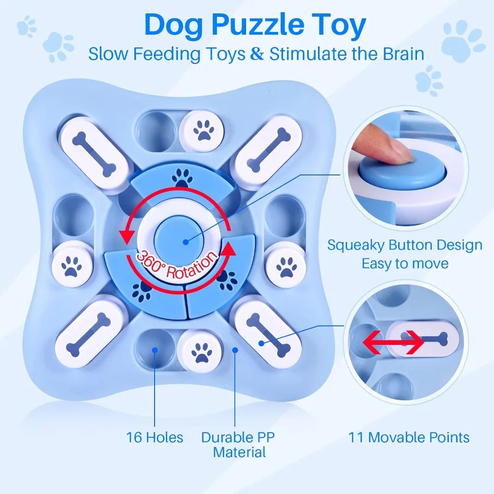 Juego de inteligencia interactivo para perros