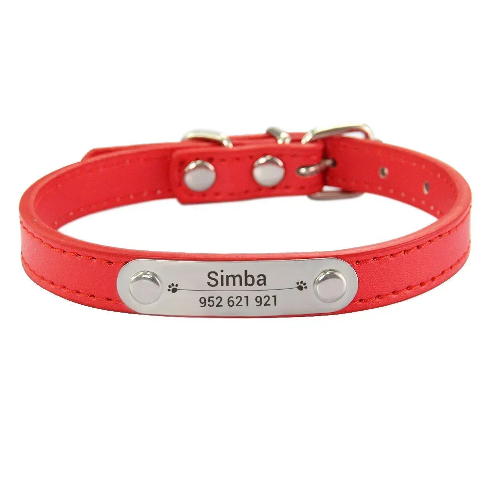 Collar de perro personalizado con nombre