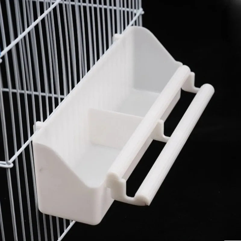 Comedero doble colgante para pájaros