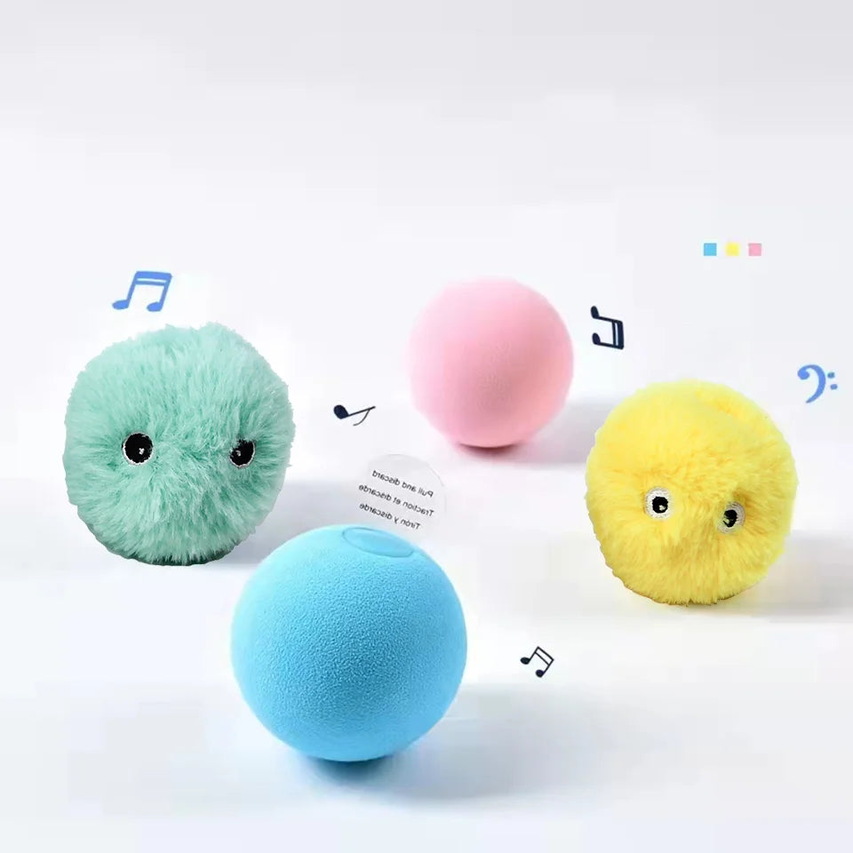 Pelota interactiva inteligente para gatos