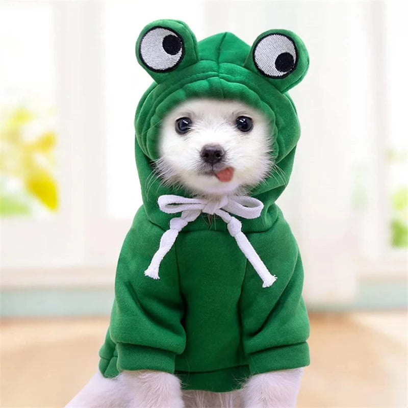 Sudadera con capucha para perros