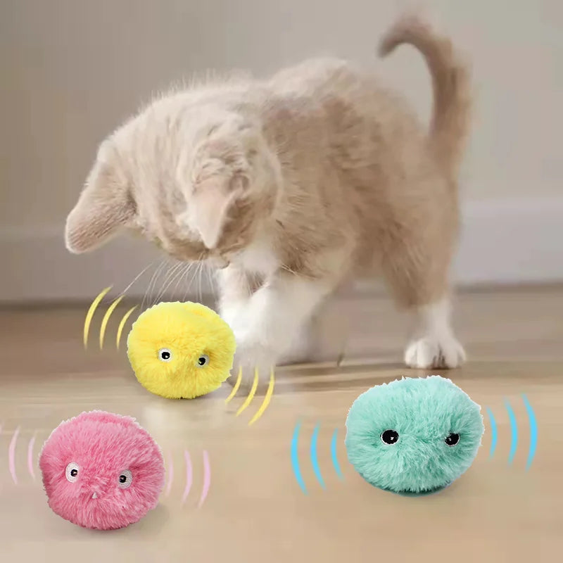 Pelota interactiva inteligente para gatos