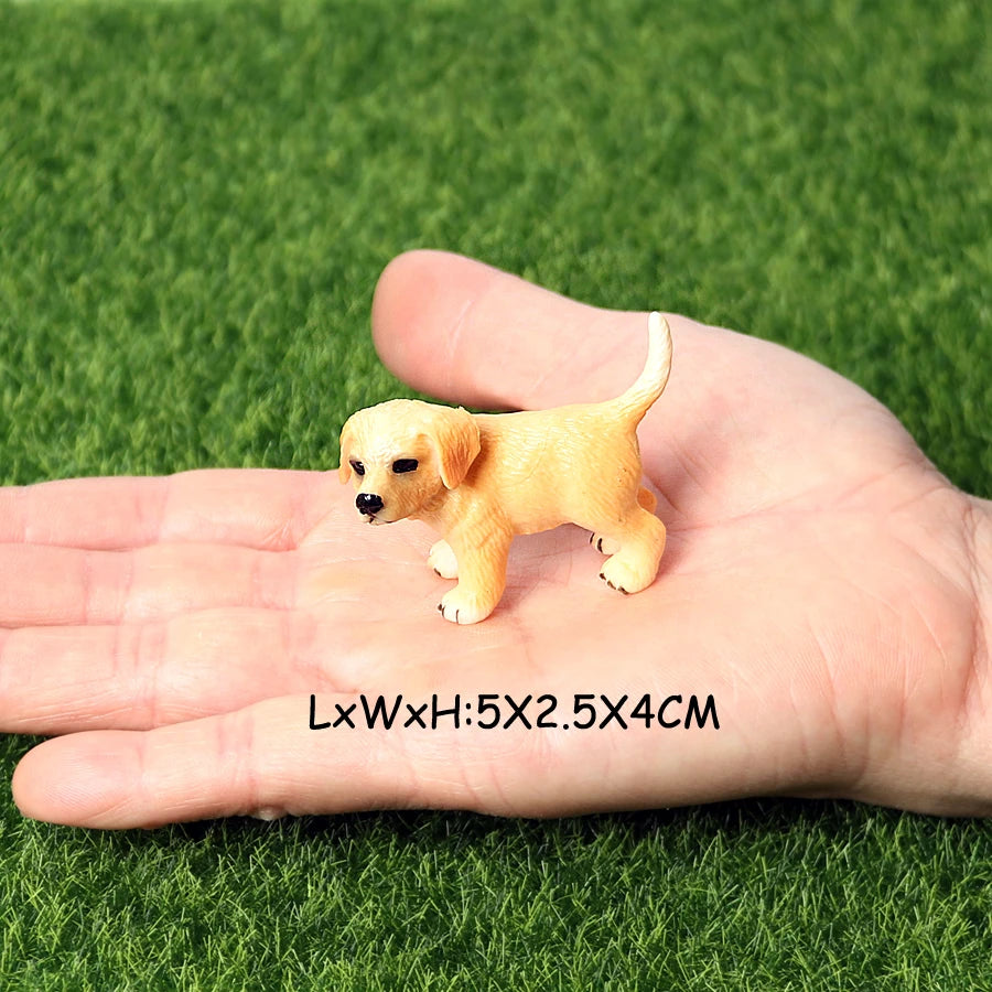 Figuritas realistas de perritos