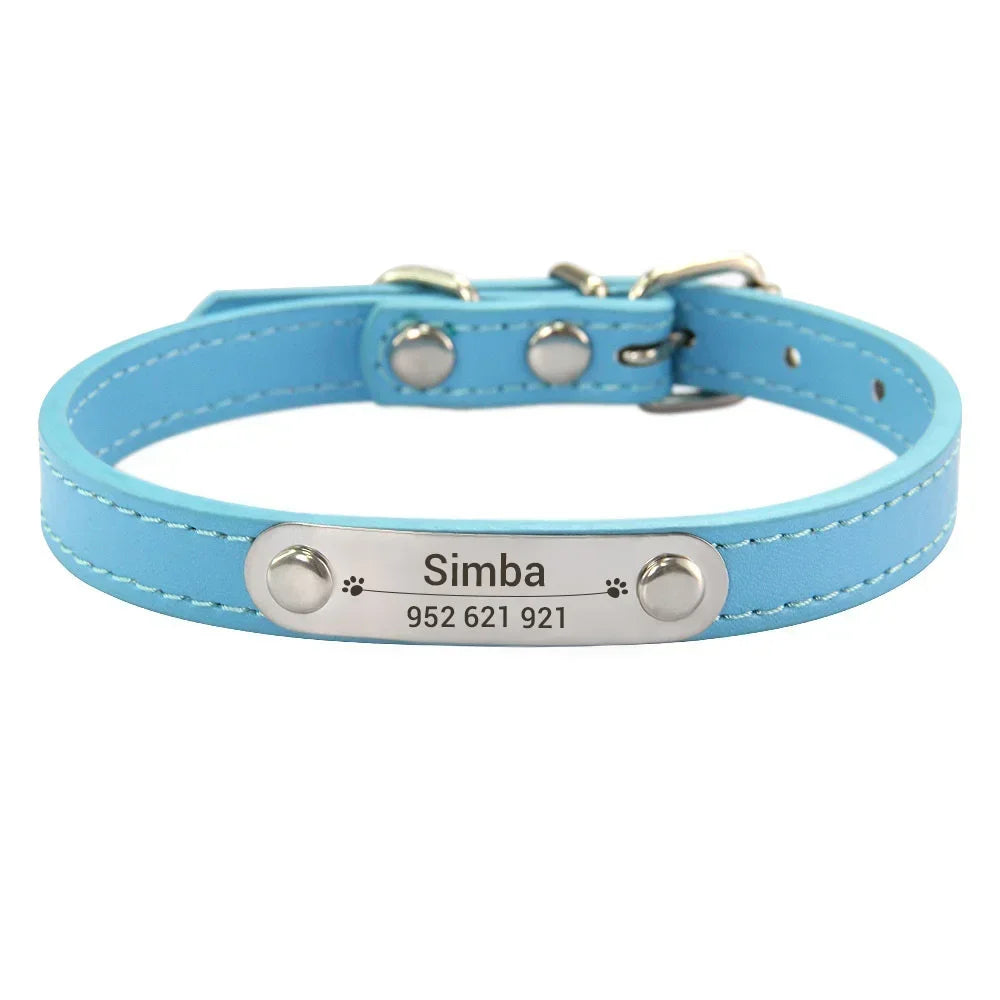 Collar de perro personalizado con nombre