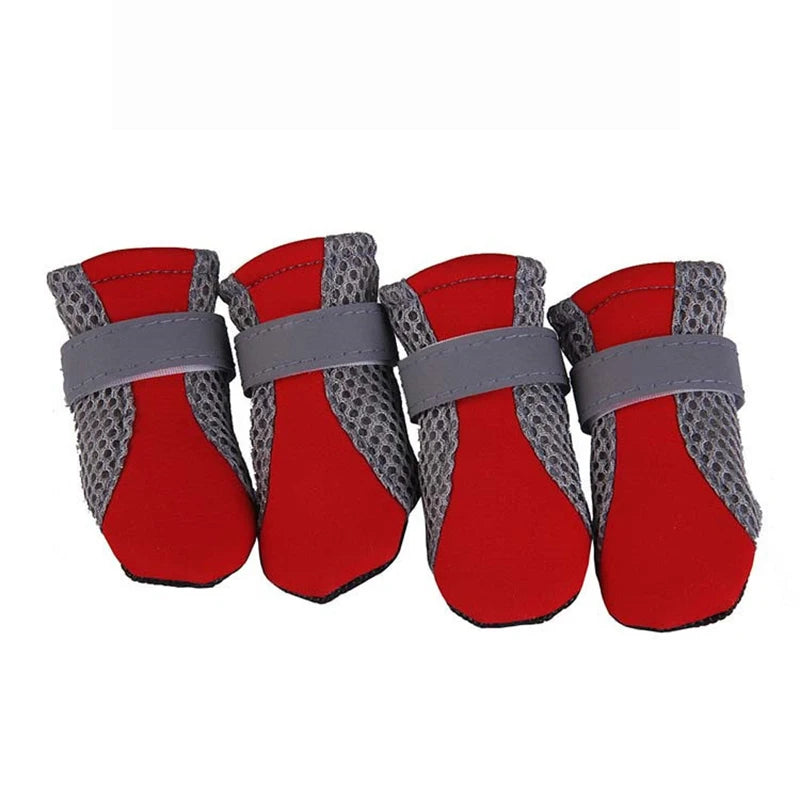 Zapatillas transpirables reflectantes para perros