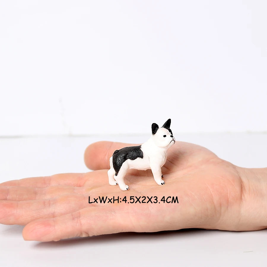 Figuritas realistas de perritos