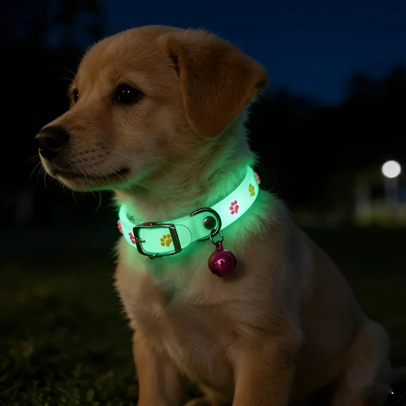 Collares luminosos con cascabel (2 uds)