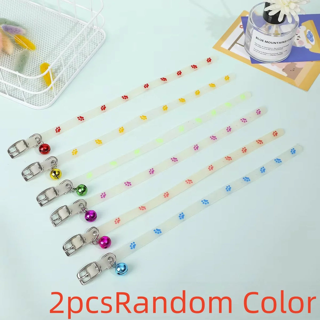 Collares luminosos con cascabel (2 uds)