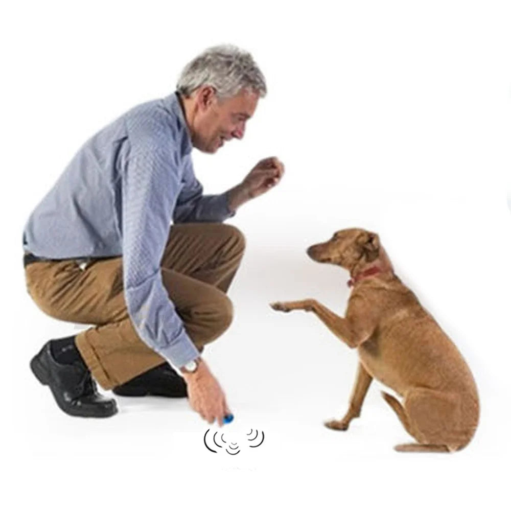Clicker y silbato 2 en 1 para entrenar perros